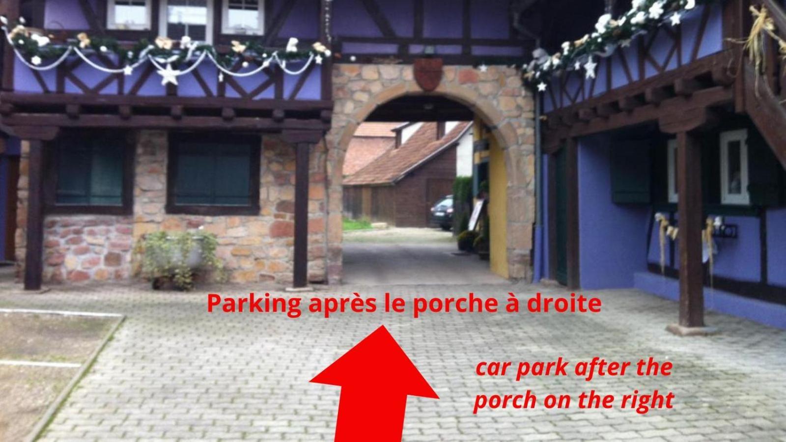 Gite Chez Marie-Sarah Petite Maison Calme Parking Ebersheim Bagian luar foto